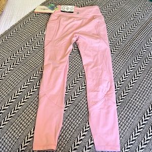 Gottex Soft Rose Ankle work out leggings.